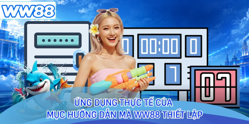 Ứng dụng thực tế của mục hướng dẫn mà WW88 thiết lập